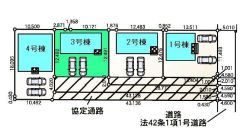 【3号棟】
◆土地／294.77平米（通路部分含む）◆建物／103.68平米