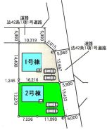 【２号棟】
◆土地／２２９．６３平米◆建物／９７．５９平米