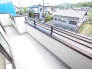 洋室8帖、6帖前のバルコニー