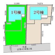 ◆1号棟
◆土地/260.01平米◆建物/128.35平米