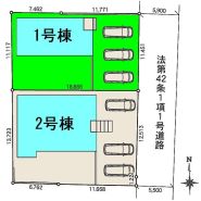 【1号棟】
◆土地/215.34平米◆建物/110.13平米