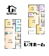 ◆1号棟
◆土地:176.49平米◆建物:107.64平米