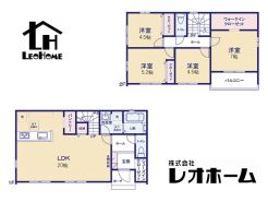 1号棟
◆土地/246.53平米(通路部分577.79平米含む)◆建物/107.68平米