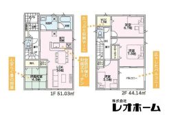 1号棟
◆土地/159.06平米◆建物/95.17平米